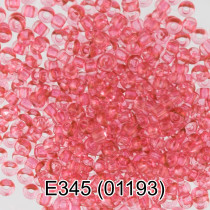 Бисер Чехия " GAMMA" круглый 5 10/ 0 2. 3 мм 5 г 1- й сорт E345 розовый ( 01193 ) 