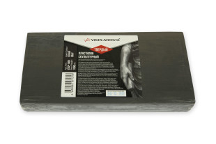 Пластилин скульптурный " VISTA- ARTISTA" СКУЛЬПТАЛИН VSSP- 1000 Studio 1 кг №6 серый твердый