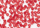 Бисер Чехия круглый 08/0 50 г 90070h прозрачный красный квадратное отверстие